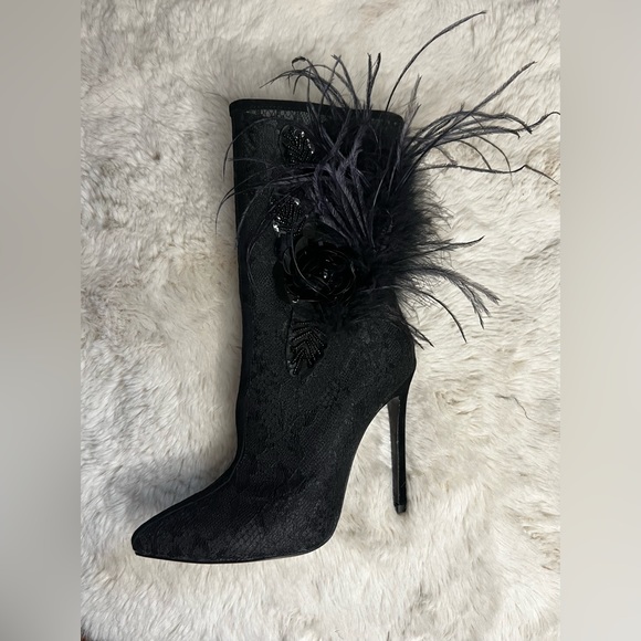 ✨Rare Find! iamjenniferle Burlesque Boots | Size 37✨ - Picture 6 of 9